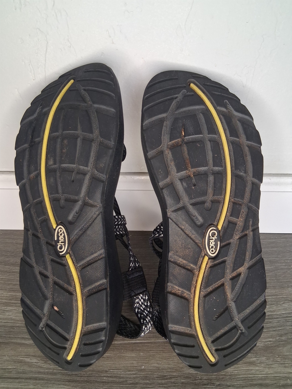 Chaco Z/Cloud Women's Sport Sandals Size 8 Black Gray Adjustable Hiking Water - Picture 8 of 10